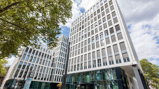 Blick auf den Südzucker-Hauptsitz in Mannheim.