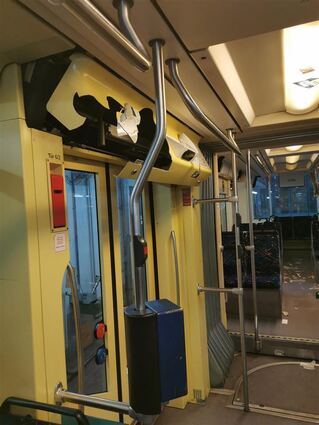 Vor und nach der Partie des SV Waldhof gegen 1860 München haben Fans in Straßenbahnen der RNV randaliert.