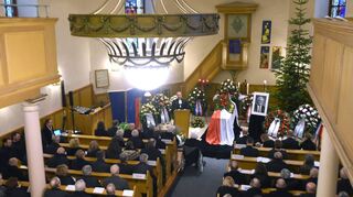 Edingen ev. Kirche Trauerfeier Werner Herold   22.12.2023   Bild: Schwetasch