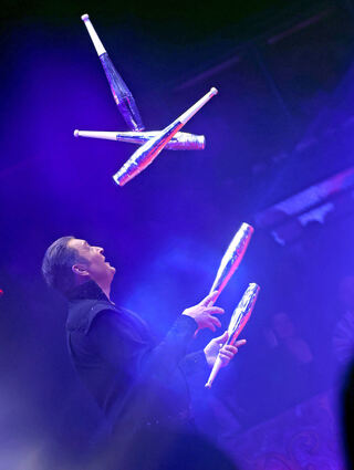 Schnellster Jongleur: Mario Berousek.