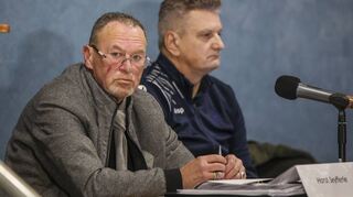 Die Gestalter hinter dem Neustart bei der Waldhof-Jugend: Vizepräsident Horst Seyfferle (l.) und Jugendleiter Matthias Findeisen.