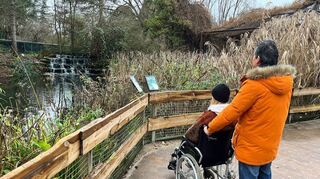 Der neue Weg auf dem Weg zum Afrikahaus macht einen komplett barrierefreien Rundgang im Heidelberger Zoo möglich.
