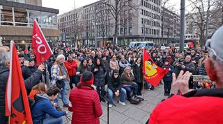 Die Initiative 2. Mai organisierte die Kundgebung auf dem Plankenkopf nach dem tödlichen Polizeieinsatz auf der Schönau.