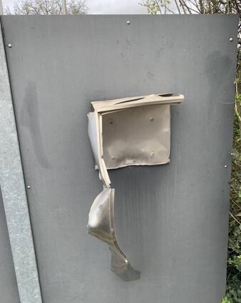 Briefkasten von Ex-Stadtrat Bernd Kupfer in der Eichbaumstraße.