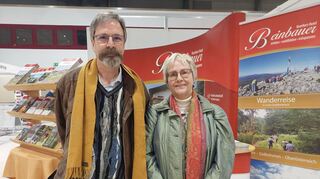 Michael und Jutta aus Bensheim haben sich über Australien und Neuseeland informiert, für das Jahr 2025. Dieses Jahr geht es ins Markgräflerland.