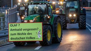 Auch in der Pfalz werden etliche Traktoren am Montag für Behinderungen sorgen.