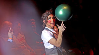 Der Gewinner des Publikumsvotings: Clown Chistirrin eroberte die Herzen der Zuschauerinnen und Zuschauer beim Mannheimer Weihnachtscircus.