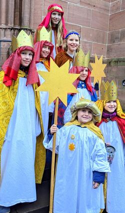 In Ladenburg waren diesmal etwas weniger Sternsinger unterwegs, doch insgesamt zogen die Pfarreien der Region eine positive Bilanz.