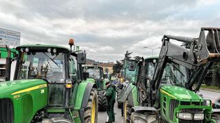 Am Montag gab es schon einmal landwirtschaftlichen Protest in Weinheim. An diesem Donnerstag gehen die Demonstrationen in der Region weiter.