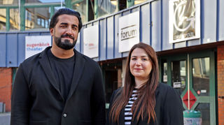 Vertreten als Vorsitzende des Stadtjugendrings Interessen von mehr als 40 000 Kindern und Jugendlichen in Mannheim: Suhail Butt und Elina Brustinova.