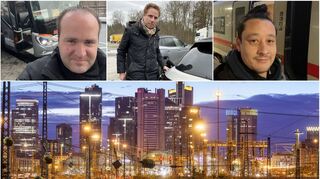 Drei Verkehrsmittel, ein Ziel: Drei Reporter fahren mit Bus, Auto und Zug von Mannheim nach Frankfurt.