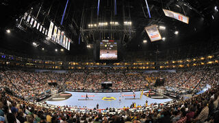 Ein magischer Handball-Ort: die Lanxess-Arena in Köln.