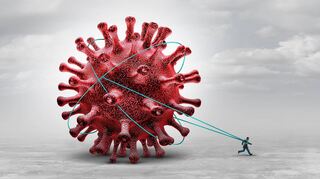 Wie ein riesiger Rucksack: Auch wenn das Virus schon nicht mehr nachweisbar ist, so leiden einige Patienten nach einer Covid-Infektion unter rätselhaften Erschöpfungssymptomen.