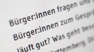 Eines der wenigen Beispiele von einer Behörde – dem Verkehrsministerium –, die den Doppelpunkt zum Gendern verwendete.