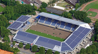 Die Stromkosten im Carl-Benz-Stadion steigen.
