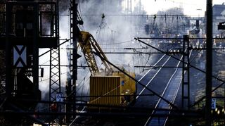 In den vergangenen Wochen wurde intensiv an der Riedbahn zwischen Mannheim und Frankfurt gearbeitet.