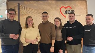 Alexander Manz, Susanne Dehoust, Karim Baghlani, Nadja Fakesch, Philip Raubach und Florian Wintersohl.