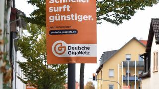 Seit September wirbt die Deutsche GigaNetz für schnelles Internet per Glasfaser, bislang gibt es aber noch nicht genug Aufträge.