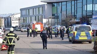 Großeinsatz am 25. Januar am Löwenrot-Gymnasium in St. Leon-Rot.