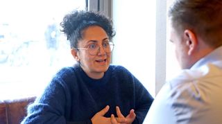 Vertritt als Vorsitzende des Migrationsbeirat Interessen von 156 000 Menschen mit Migrationshintergrund in Mannheim: Zahra Alibabanezhad Salem.
