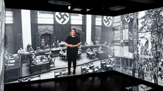 Blick in die multimediale Ausstellung im NS-Dokumentationszentrum im Marchivum.