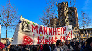 Auch in Mannheim demonstrierten am Wochenende Tausende gegen rechts.