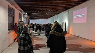 Während der Veranstaltung in der Lagerhalle untersagten die Organisatoren das Fotografieren. Später schickten sie dem „MM“ dann dieses Foto per WhatsApp.