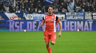 Neu beim Waldhof: Lukas Klünter, hier noch für Arminia Bielefeld im Einsatz.