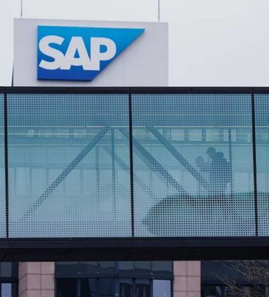 Ein Firmengebäude am SAP-Stammsitz Walldorf.
