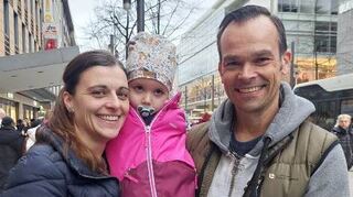 Michael ist Fasnachtsmuffel – Natalie und Tochter Lena dagegen nicht.