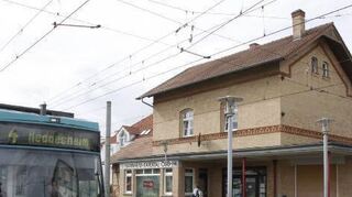 Der OEG-Bahnhof Käfertal soll umgebaut werden.