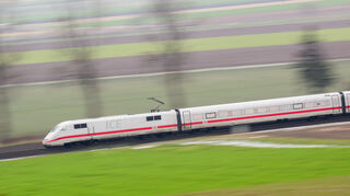 Ein ICE der Deutschen Bahn.