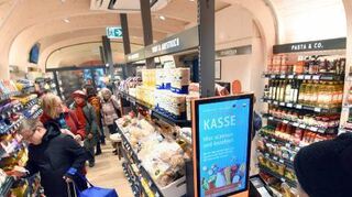 Blick in den neuen Teo-Laden in Neckarhausen.