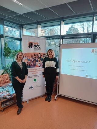 Die neue weact-Beratungsstelle in Mannheim ist für alle da, die Rassismus erlebt haben.  Im Bild: Die rassismuskritischen Beraterinnen Ulrike Wischnewski (l.) und Carmen Montes.
