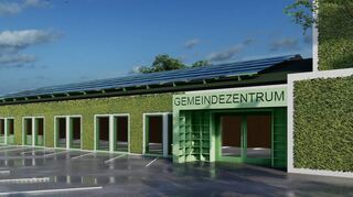 Diese Animation zeigt, wie das geplante islamische Gemeindezentrum in der Neustadter Straße aussehen soll.