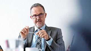 Heidelberg. Pressegespräch 2024 der Staatsanwaltschaft Heidelberg  mit Einblick in die Asservatenkammer/Asservatenverwaltung der Staatsanwaltschaft.

Im Bild: Oberstaatsanwalt Andreas Herrgen.