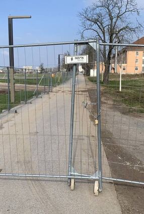 Die Völklinger Achse, hier die Südseite, ist nun wieder zu.