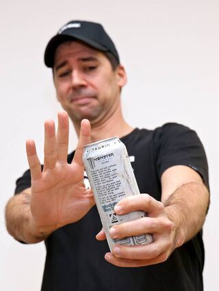 Florian Karlein entsagt den Energy-Drinks.
