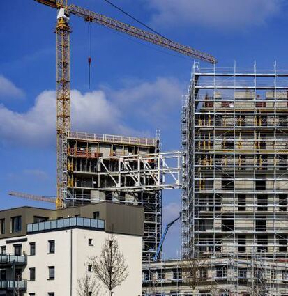 Soll Teil der Franklin-Silhouette werden: das H-Hochhaus.