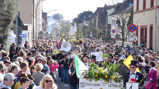 Schriesheim Festzug Mathaisemarkt 03.03.2024 Bild: Marcus Schwetasch