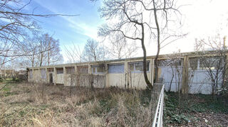 Das marode Gebäude an der Waldschule.