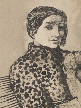 Hanna Nagel, Selbstbildnis von 1930.