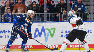 Die Adler Mannheim konnten das erste Spiel der 1. Playoff-Runde für sich entscheiden.
