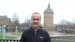 Alex Christensen beim Interview in Mannheim. Für das Konzert am 26. Mai im Rosengarten verspricht er unter anderem „40 Prozent neue Songs und sehr viele Showeffekte“.