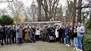 Eine Anwohner-Protestaktion im November 2023.
