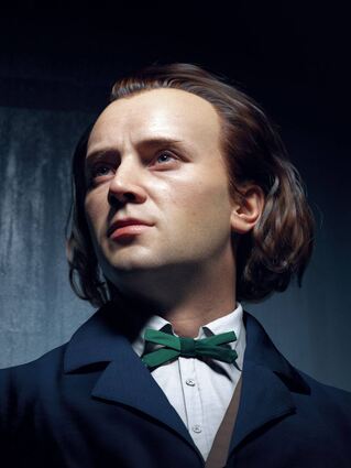 So könnte er 1860 ausgesehen haben: Komponist Johannes Brahms ganz ohne den berühmten Bart.