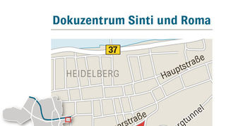 Hier, in der Heidelberger Altstadt, soll das neue Dokumentationszentrum der Sinti und Roma entstehen.