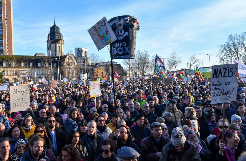 "Nie wieder ist jetzt!" ProtestSamstag in Mannheim