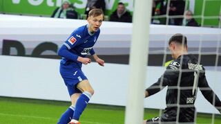 „Auf dem Platz ist er ein Tier“, sagt Hoffenheims Trainer Pellegrino Matarazzo über Maximilian Beier (l.).