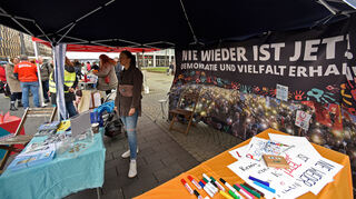 In der Mannheimer Innenstadt waren zahlreiche Stände aufgebaut.